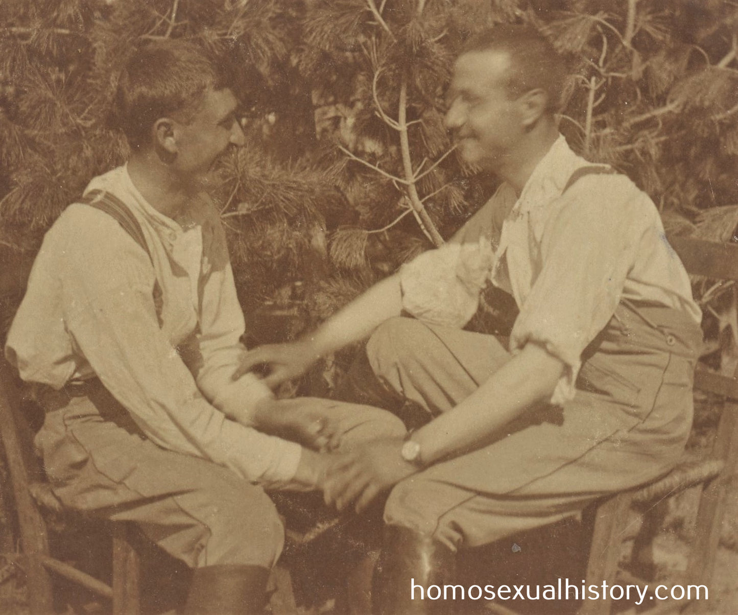 Bulgaria 1915 WWI Two military men