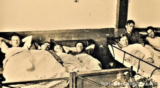 Germany 1930s. Soldiers in hospital beds